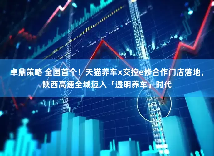 卓鼎策略 全国首个！天猫养车x交控e修合作门店落地，陕西高速全域迈入「透明养车」时代
